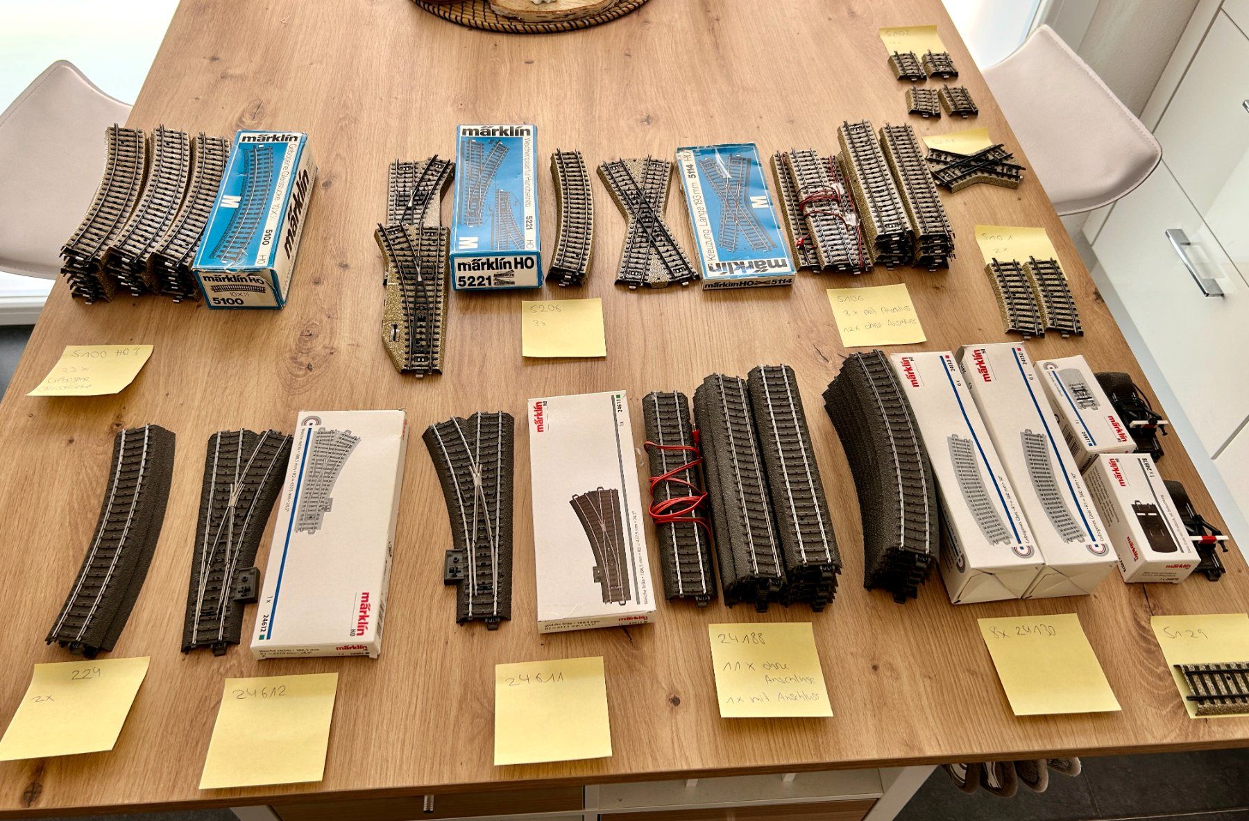 Märklin Modelleisenbahnen: 78 teiliges Schienen Set von Märklin – Gebraucht aus Oberrüti von silvester3112