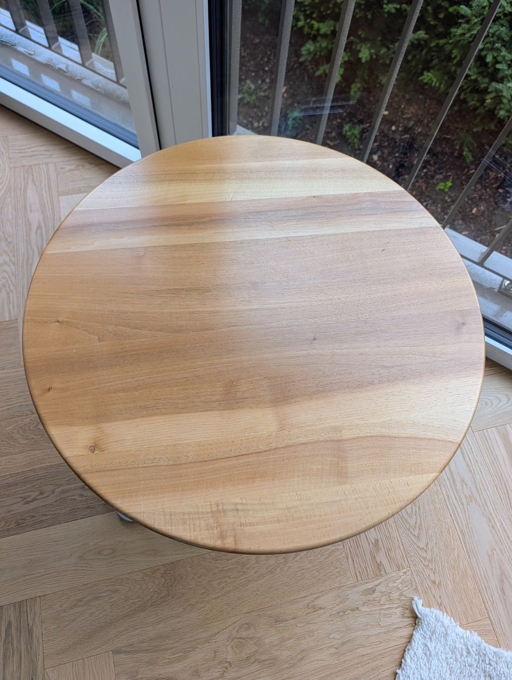 Tables: ARGA Coffee Table Ø 70 cm – Walnut / Chrome – D'occasion à Herrliberg par jua_6rdz 2
