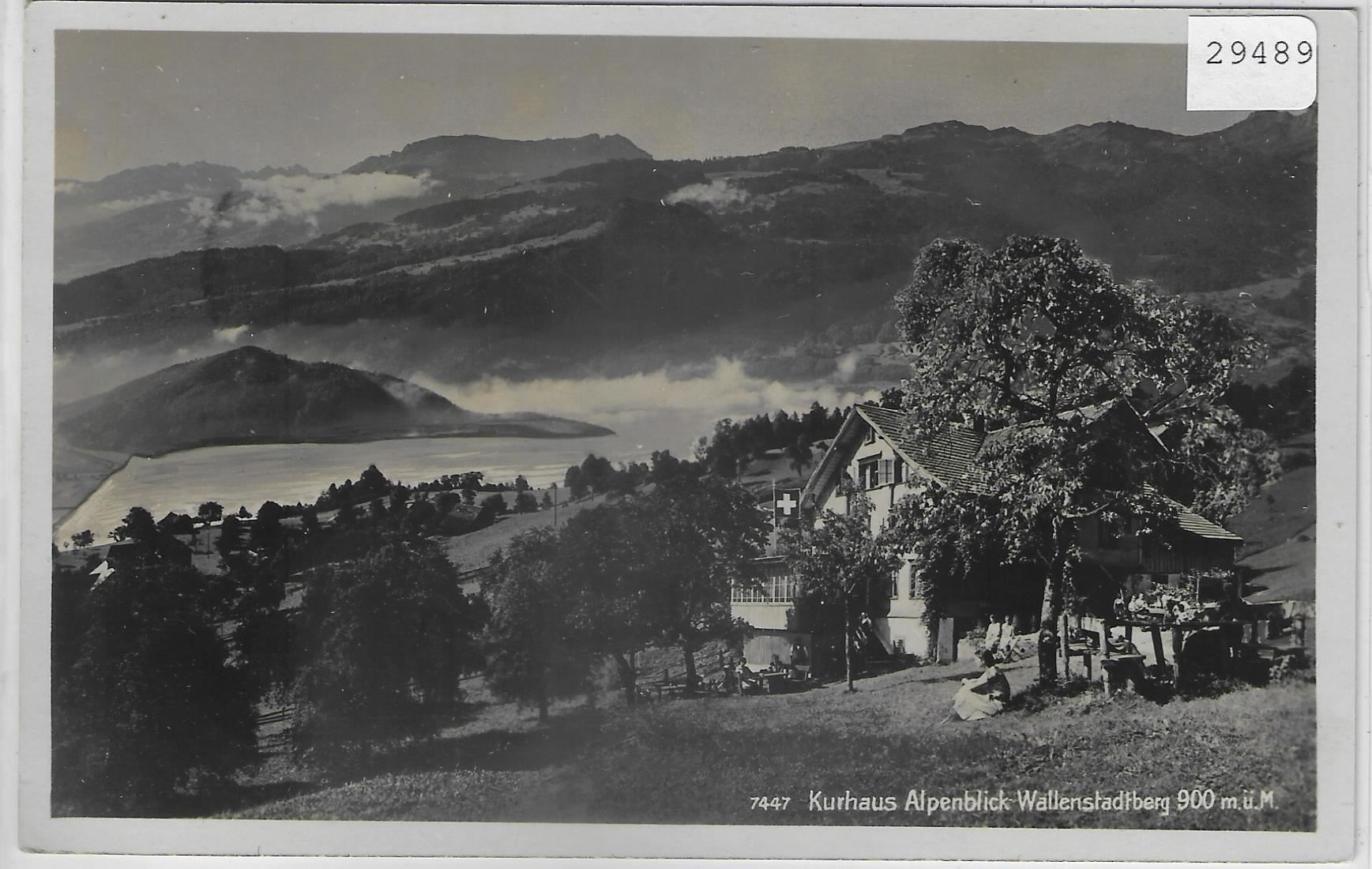 Cartes postales: Kurhaus Alpenblick Wallenstadtberg – D'occasion à Ettingen par Kartenplanet