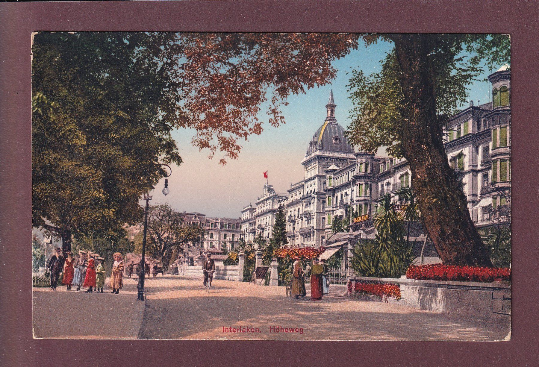 Cartoline postali: INTERLAKEN - Höheweg – Usato da Pully venduto da nicecards