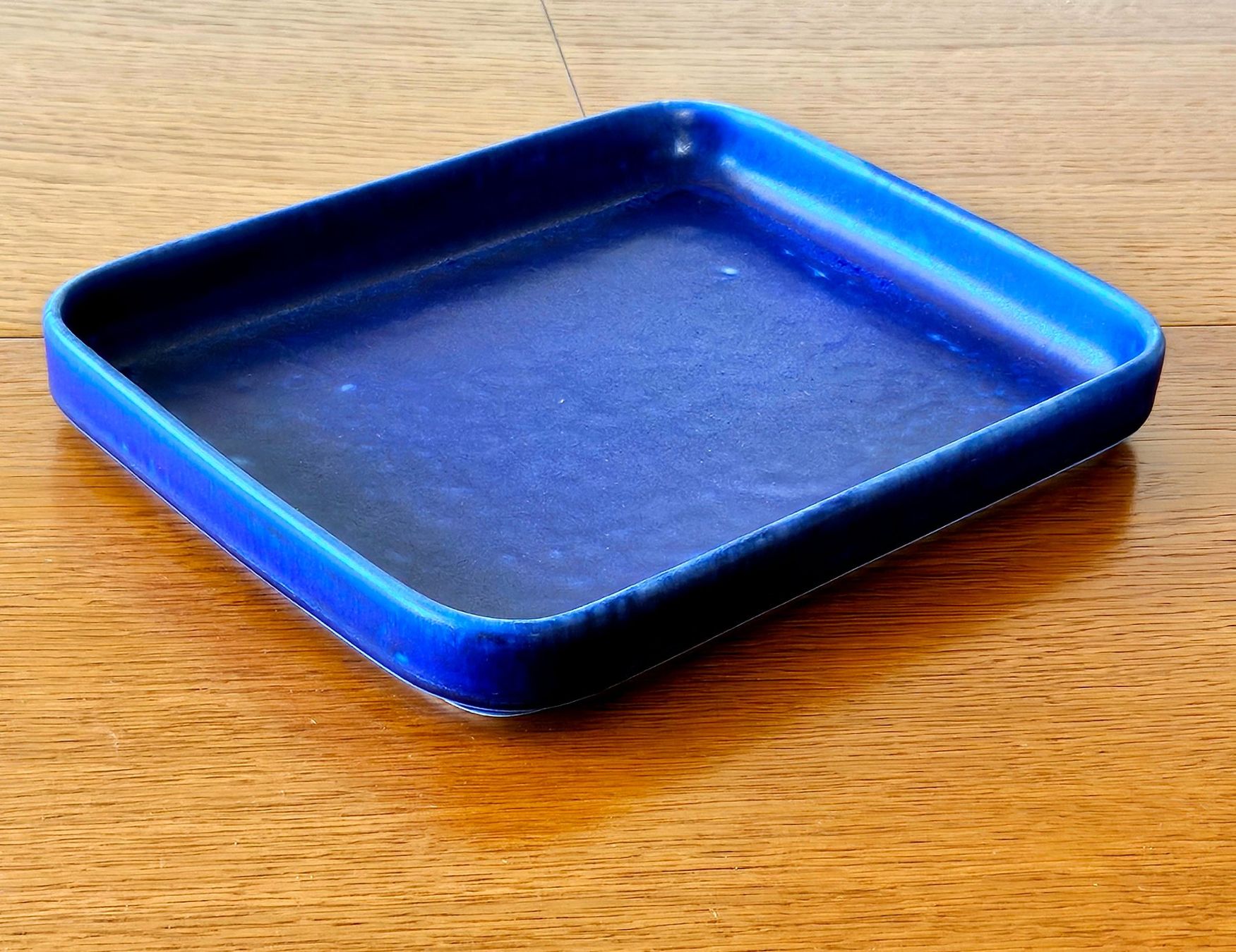 Piatti di portata: Langenthal Blue Ocean Wähenform Platte viereckig klein – Usato da Dietikon venduto da erdbeeren 2