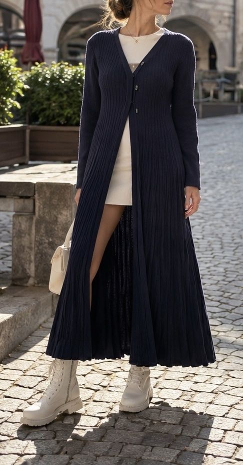 Maglioni & Felpe: Stylish long wool cardigan, size S.  – Nuovo (secondo la descrizione) da Etoy venduto da aal_cby6