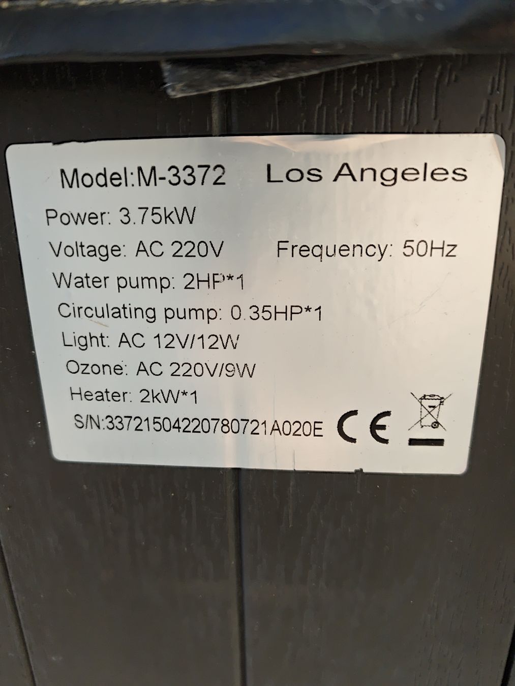 Whirlpool: Whirlpool Perfect Spa Los Angeles – Usato da Wileroltigen venduto da xwarlordx 6