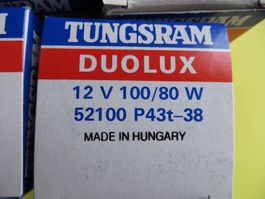 Scheinwerfer Ersatz Birnen H4  12V  80/100 Watt  3 Stk.