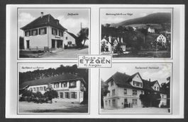 Etzgen 4 Bilder Sonne National Werkzeugfabrik Säge Dorfparti