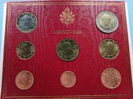 Vatikan 2008 EURO-Münzsatz *Benedikt XVI* ( Stg )