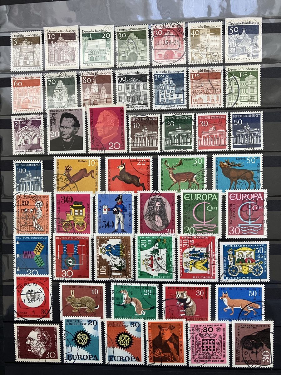 Tutti i francobolli: Deutschland 1966-20.06.72 komplett 6s – Usato da Cham venduto da Diablo1232
