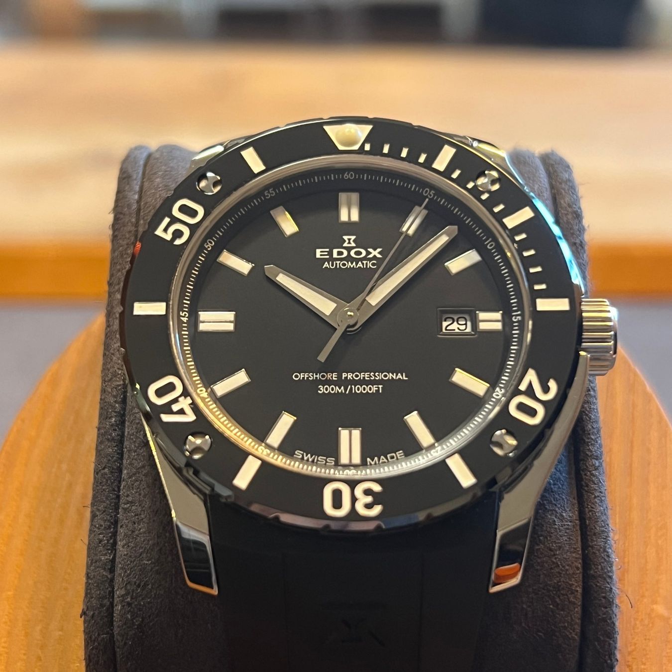 Edox Orologi: Edox Offshore Pro Class-1 Automatic Date 80088-3-NIN – Usato da Carouge GE venduto da Watchaser