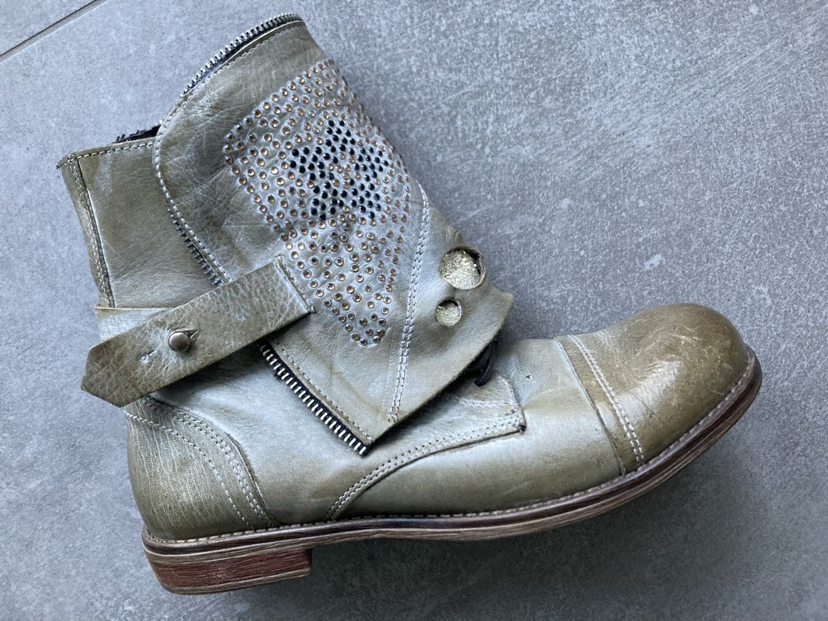 Scarpe da donna: D & A LEDER - STIEFELETTEN 2 in 1 / NEU – Nuovo (secondo la descrizione) da Nidfurn venduto da cejeisda 2