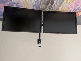 2 x Dell UltraSharp U2412M - 24" Monitor mit Schwenkarm