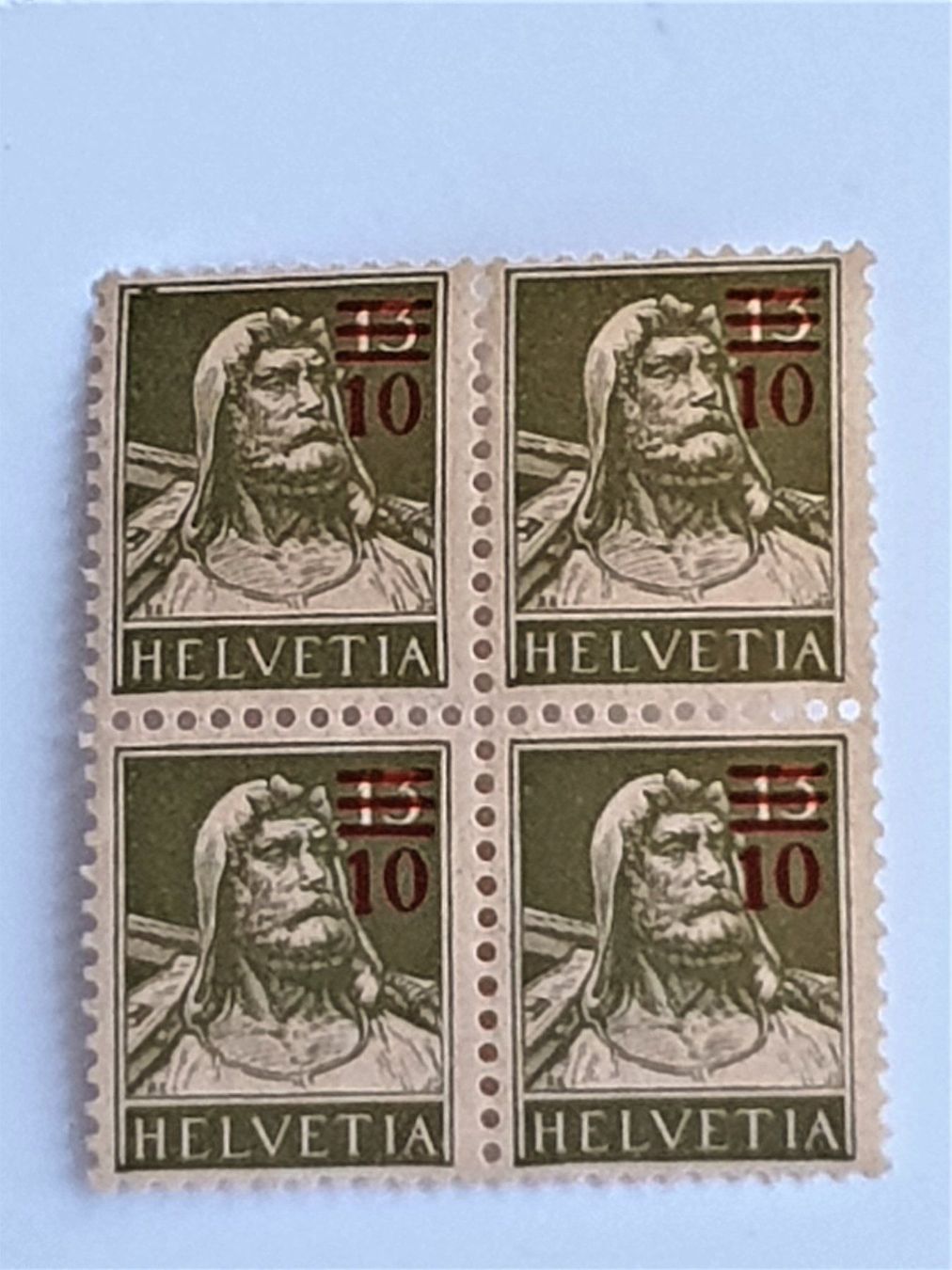 Alle Briefmarken: (178)  1907  in 4er-Blocks mit Abart – Gebraucht aus Schwarzhäusern von Inot3 1