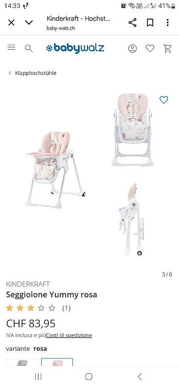 Seggioloni: Chaise haute – Usato da Renens VD venduto da ant_pp5j