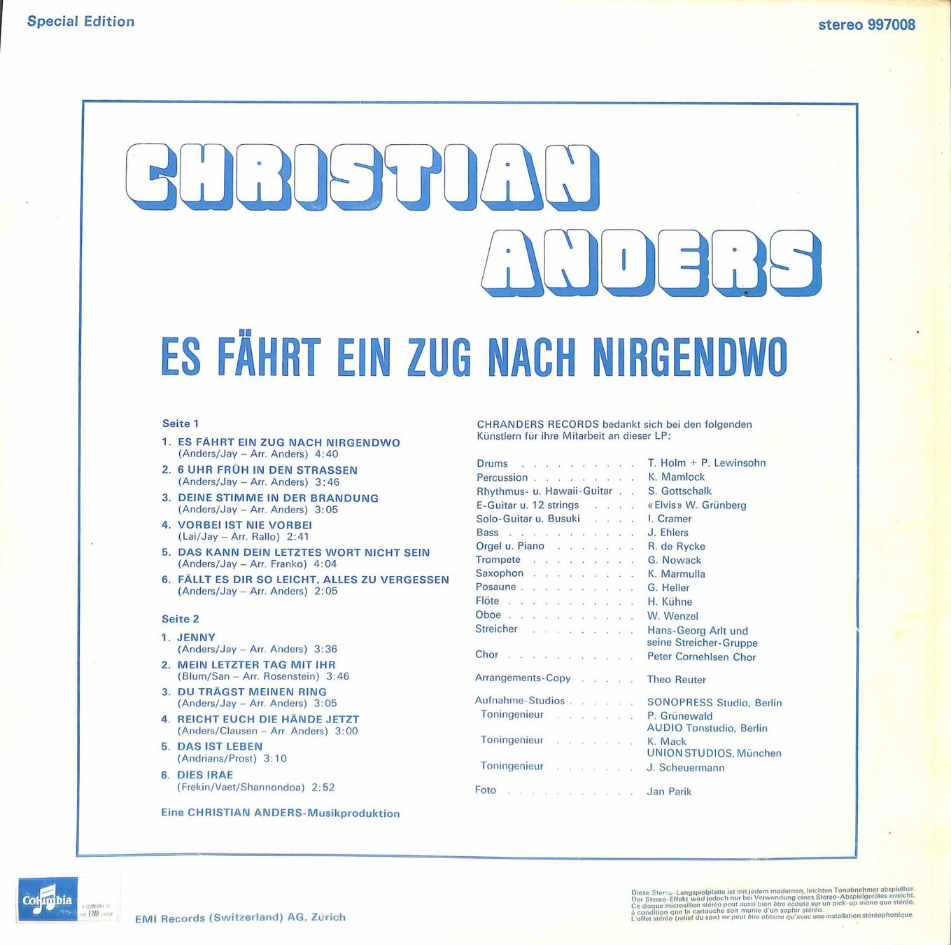 Es Fhrt Ein Zug Nach Nirgendwo