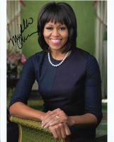 MICHELLE OBAMA - handsigniert Grossfoto (20 x 25 cm) mit COA
