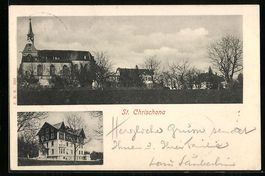 St. Chrischona, Ortsansicht mit Kirche