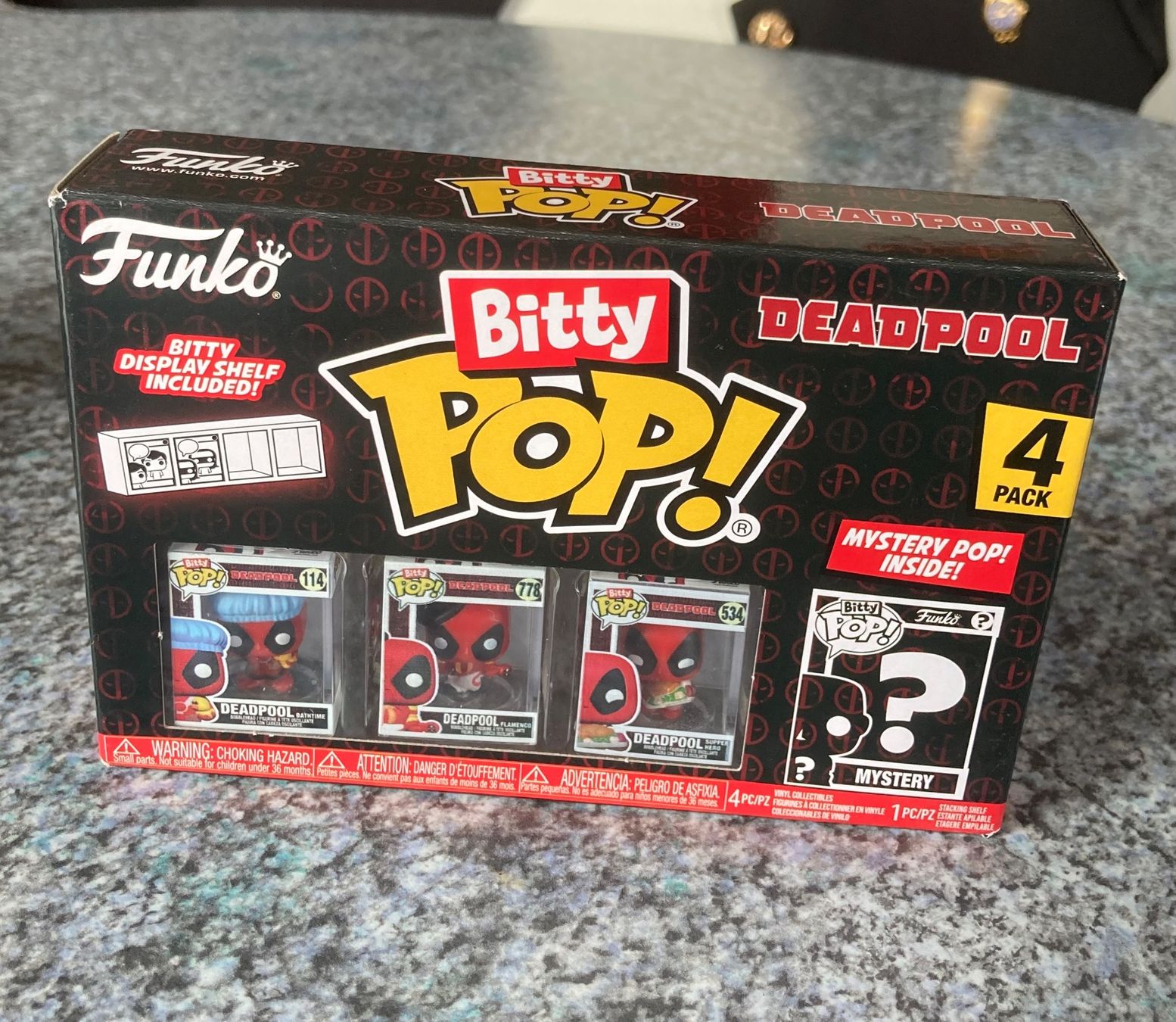 Funko Figuren: Funko Bitty Pop! Deadpool 4-Pack Neuf - Edition Limitée! – Neu und originalverpackt aus Bassecourt von CALUMET-X