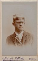 CDV A. Hartmann, med., Basel, 1895 - Studenten Zofingia