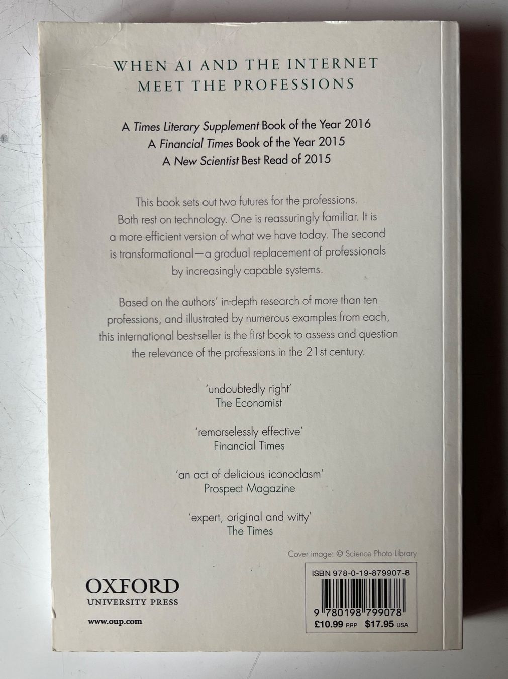 Bücher: Buch The Future of the Professions – Gebraucht aus Herisau von Nimsajg 1
