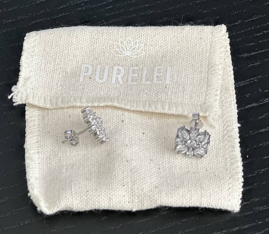 Orecchini pendenti & Orecchini a lobo: Purelei Ohrringe, silbrig – Nuovo e nell'imballaggio originale da Zürich venduto da mel_v8qp