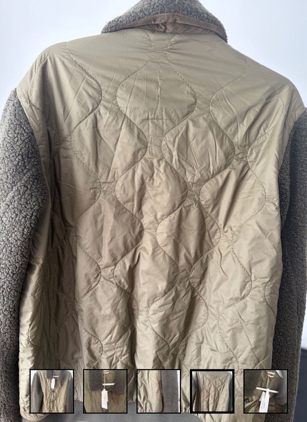 Jacken: MASSIMO ALBA OLIVE QUILTED TEDDY JACKET M – Neu (gemäss Beschreibung) aus Zürich von jdp99 2