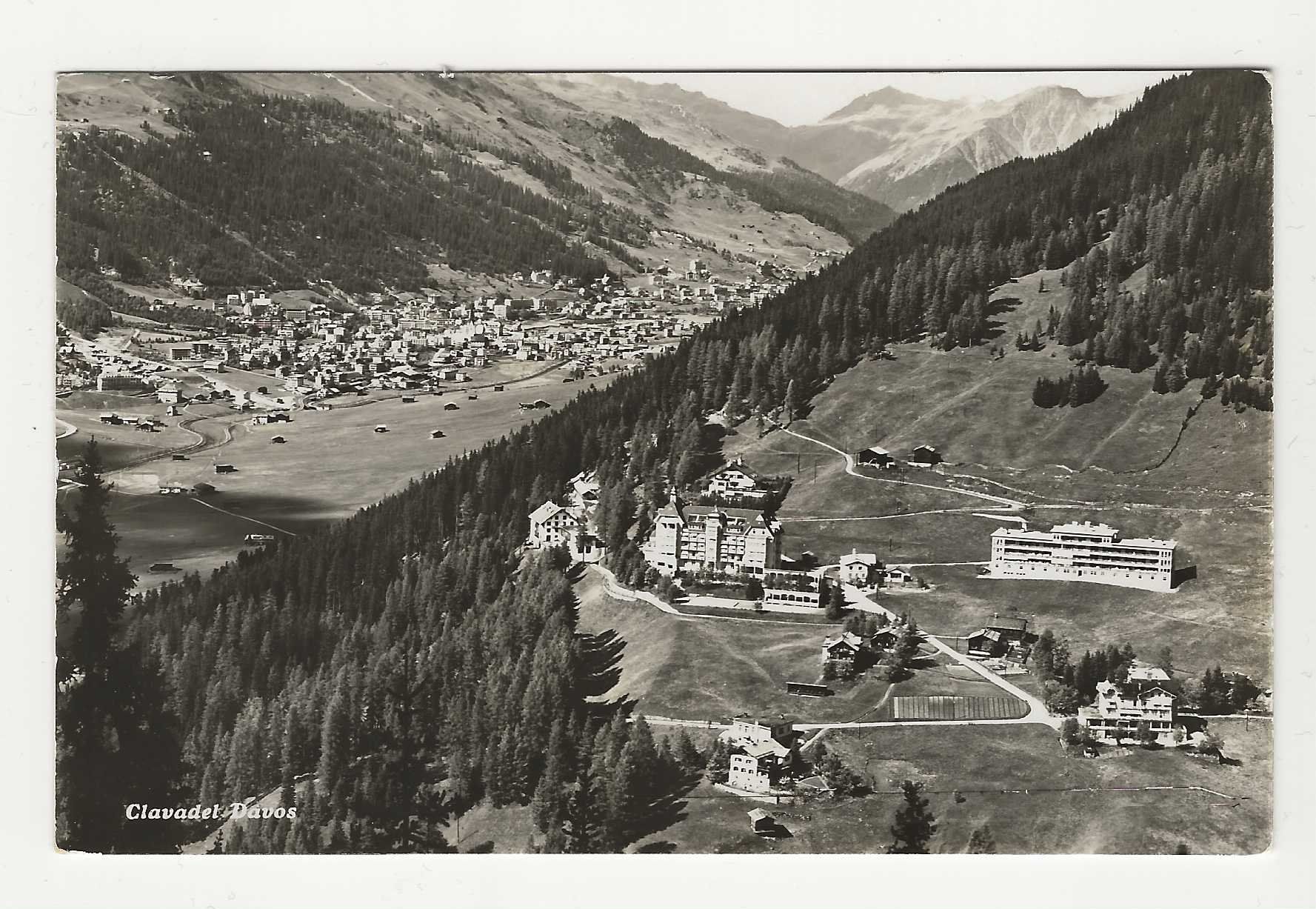 Cartoline postali: CLAVADEL   DAVOS – Usato da Küttigen venduto da rolypo