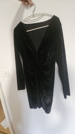 Robe velours noir élégante - Parfaite pour les fêtes