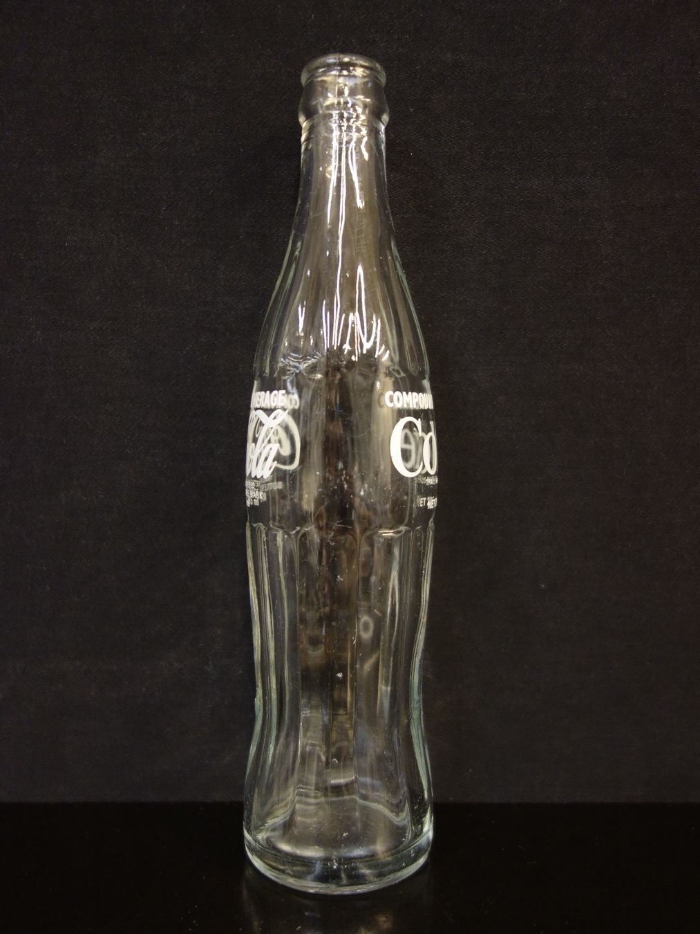 Coca-Cola Bottiglie: 1 kleine alte Flasche COCA-COLA COKE COMPOUND BEVERAGE – Usato da Kerzers venduto da Flaschenposten 3
