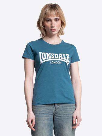 Lonsdale Ladies Cartmel T-Shirt Blaugrün