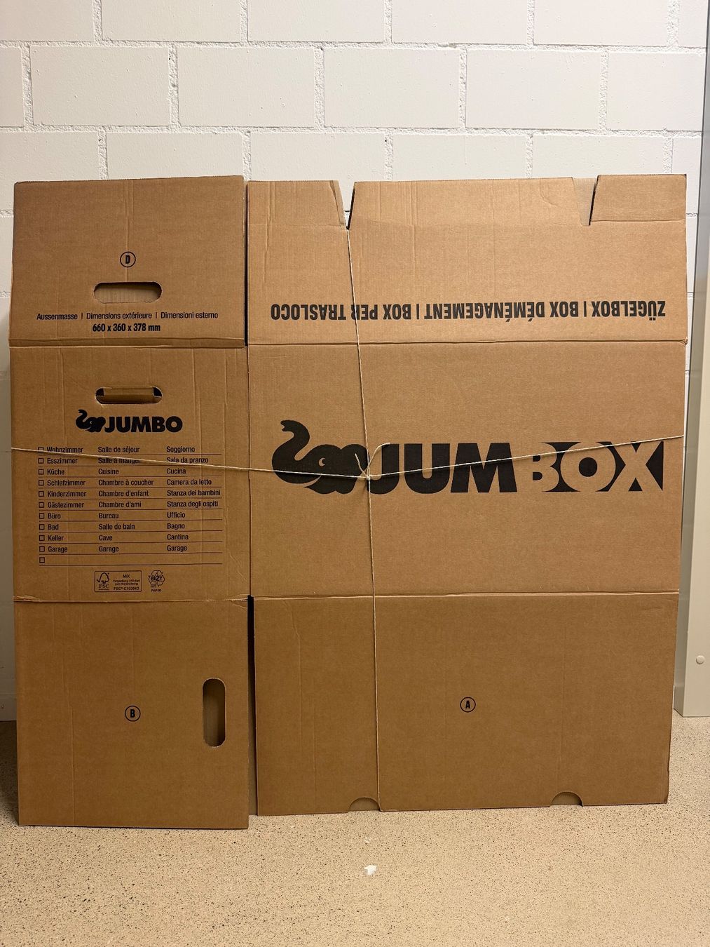 Cartoni: JUMBO Umzugskarton 40 kg Set 10ST – Usato da Greifensee venduto da r.s.c