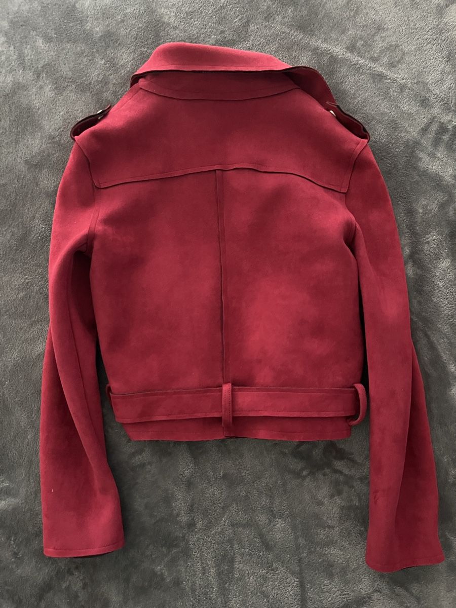 Giacche: Veste en daim rouge, classe, taille M – Nuovo (secondo la descrizione) da Meyrin venduto da Sandra6 4