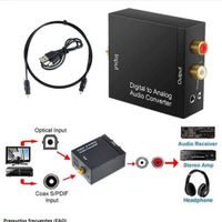 Koaxial Digitaler optischer Toslink zu Analog Audio Wandler