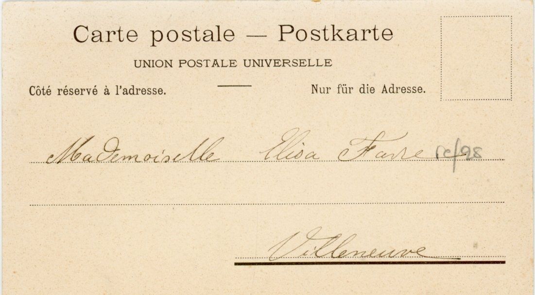 Cartoline postali: Wallis   VS  -   Bergdorf  ?      ca.  1 9 0 0 – Usato da Brig venduto da Valcards54 1
