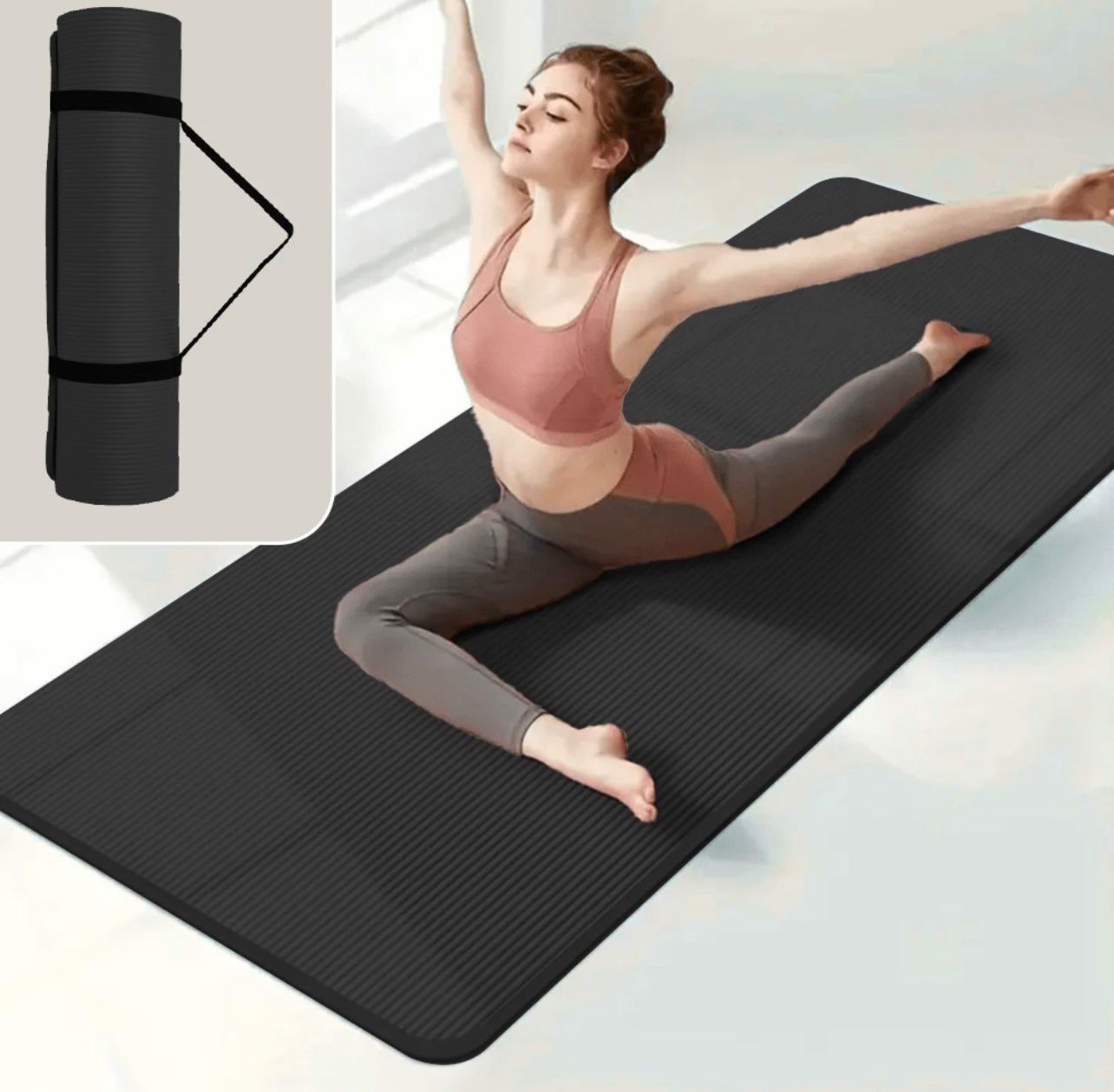 Tappetini fitness: Yoga Matte, Schwarz, 183cm, neu! – Nuovo e nell'imballaggio originale da Emmenbrücke venduto da engueteDeal