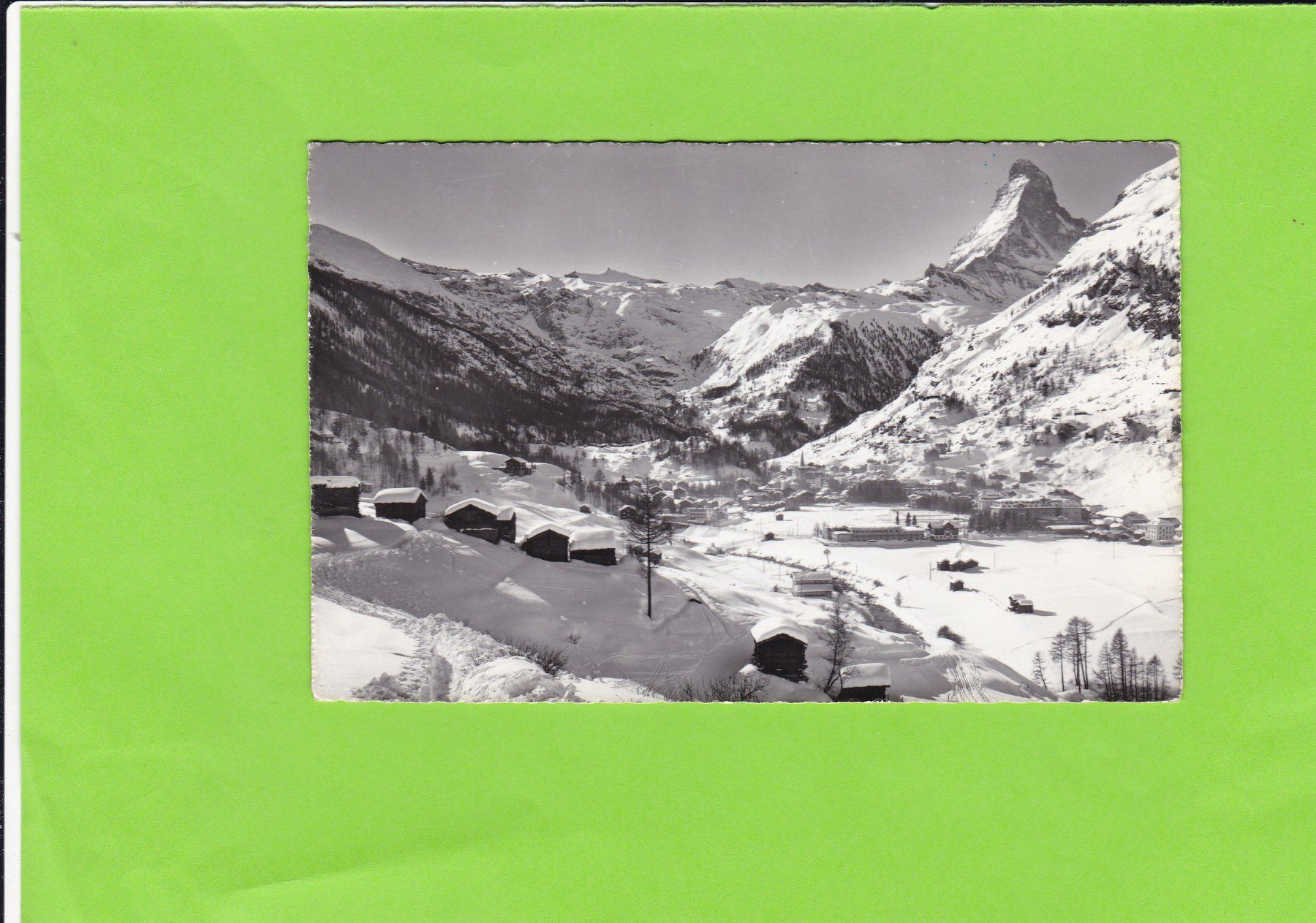 Ansichtskarten: Zermatt mit Matterhorn – Gebraucht aus St. Peterzell von neckertal