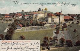 Menzingen, Töchterinstitut und Seminar, gelaufen 1911