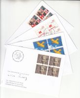 SBK 1015 - 1018 im 4er-Block FDC