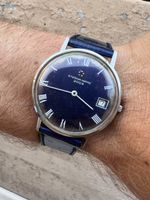 Eterna-Matic 3003 – Automatique vintage– 35 mm – Cadran bleu