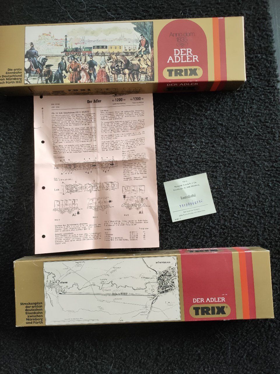 Trix Modelleisenbahnen: Adler Spur H0 Marke Trix – Defekt aus Lalden von Peschere 6