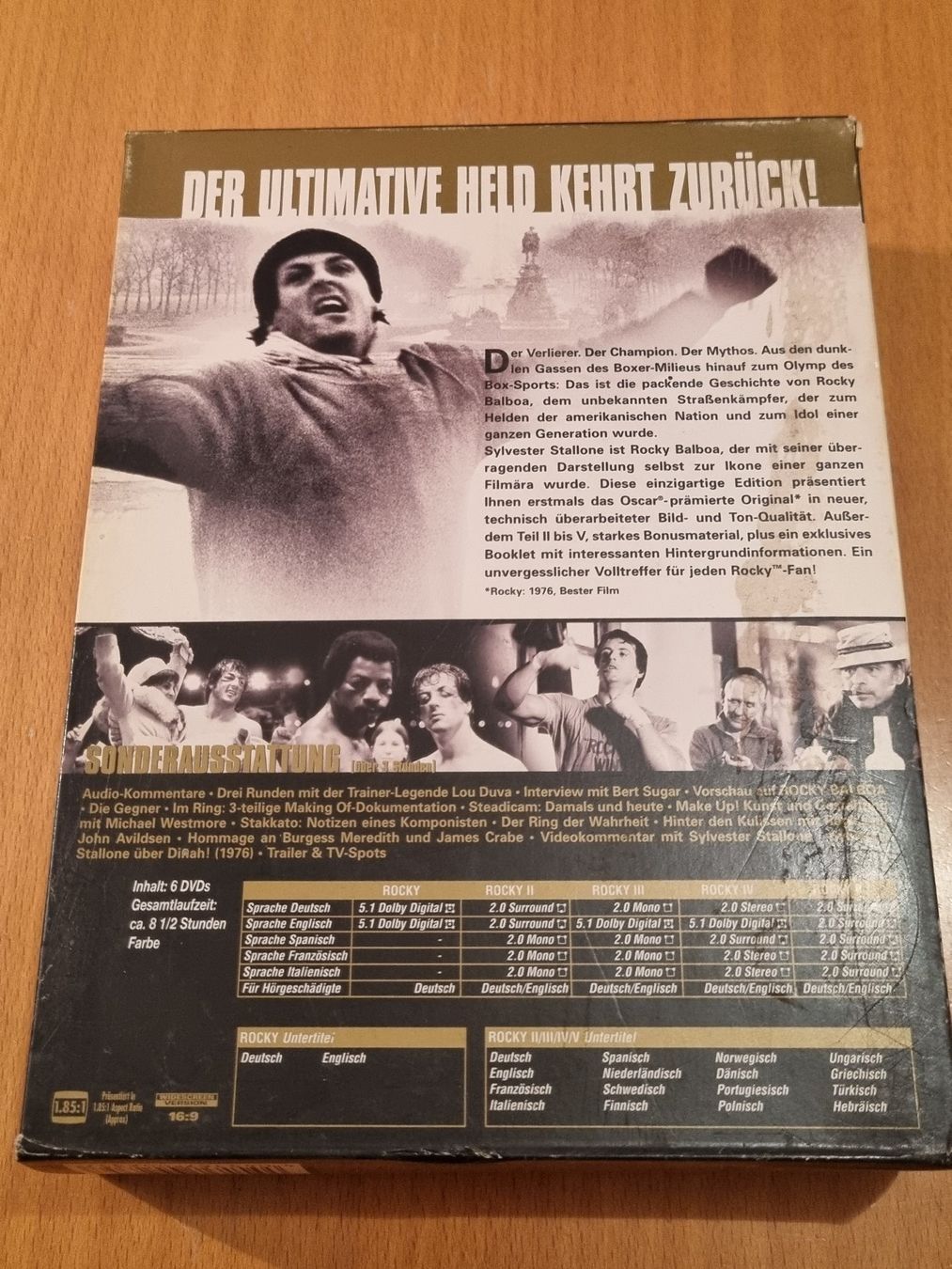 DVD: Rocky - Anthology (Teil 1 …