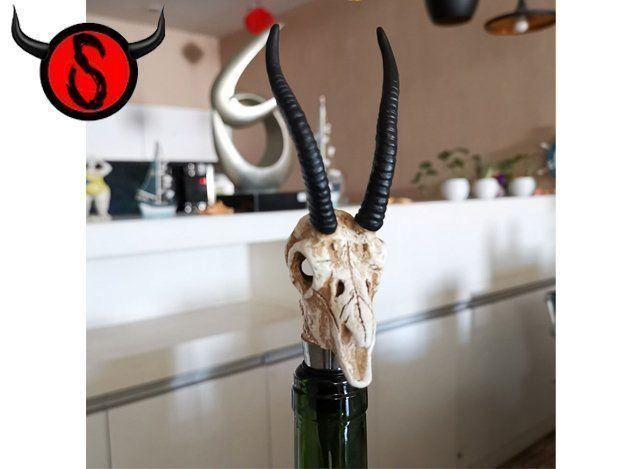 Apribottiglie & Tappi per chiusura: Weinverschluss - Skull / Weinstopper – Nuovo e nell'imballaggio originale da Buchs SG venduto da Skullep