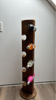 Weinregal Flaschenhalter Bar Holz rustikal modern Stehend 6