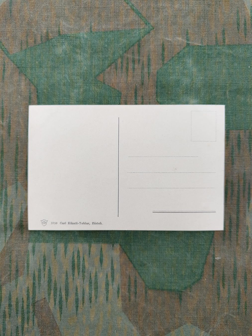 Alle Briefmarken: Postkarte Kommandant der 1. Division – Gebraucht aus Bauma von SwissMilitaria 1