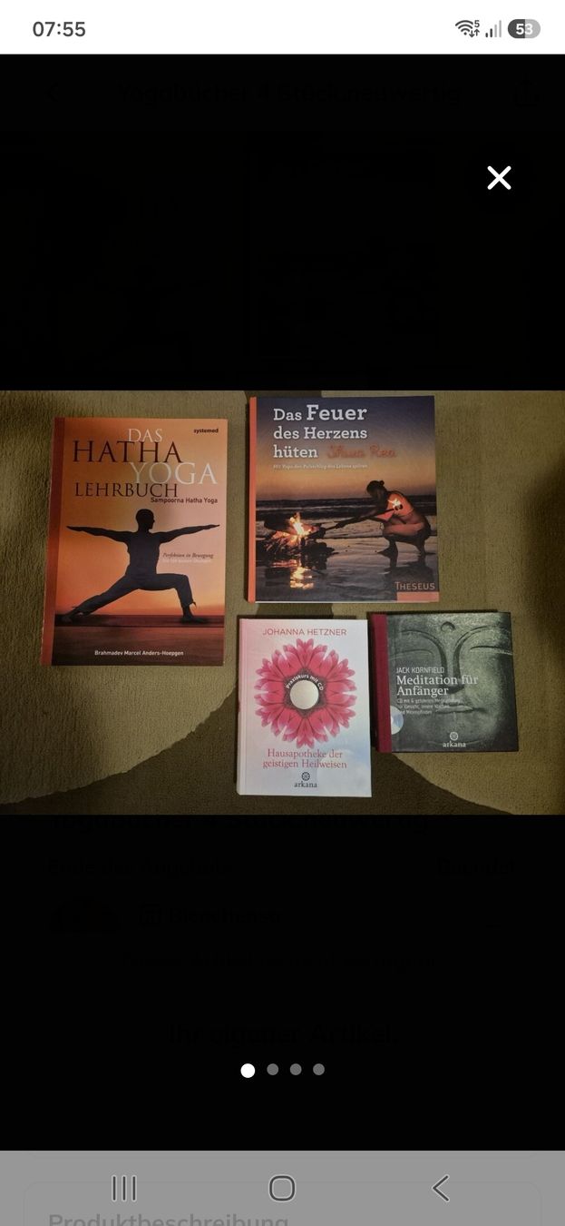 Bücher: Yogabücher 4 Stück, neuwertig – Gebraucht aus Villmergen von MONCHHICHI