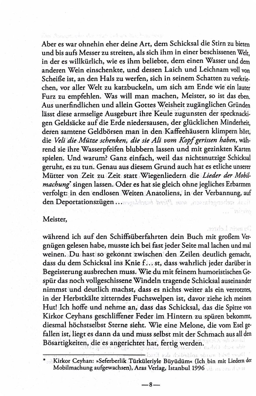 Libri: Ceyhan Kirkor, Ein Klopfen an der Tür – Nuovo (secondo la descrizione) da Sarnen venduto da Livres 4