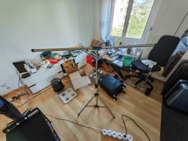 Teleskop-Kleiderständer / ausziehbare Kleiderstange – höhenv