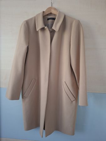 Hallhuber Mantel Beige Gr. 40 - Eleganter Herbstlook!