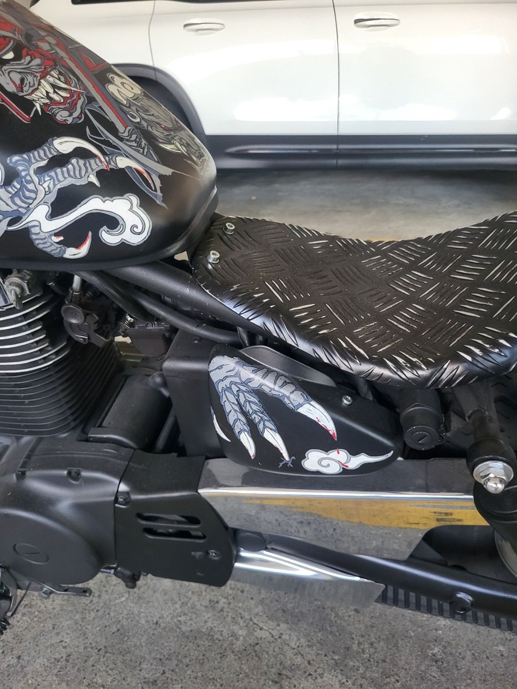 Suzuki Chopper: Suzuki LS 650 Savage Bobber Chopper Einzelstück Langgabel – Usato da Sommeri venduto da Skulljunior 8