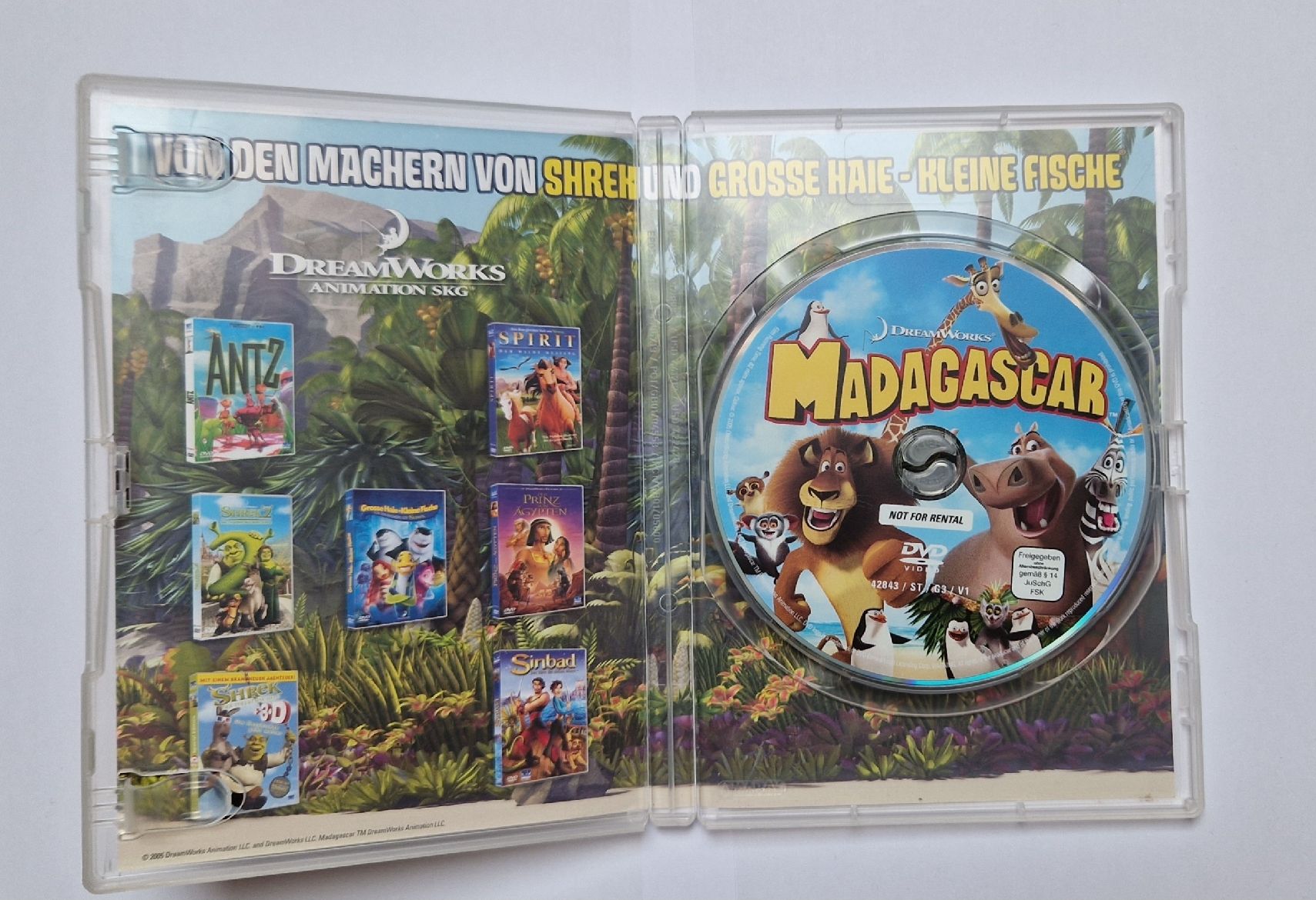 Tous les DVDs: Madagascar 1 DVD - Dreamworks - Kinderfilm – D'occasion à Oberdorf BL par Eselsohr21 2