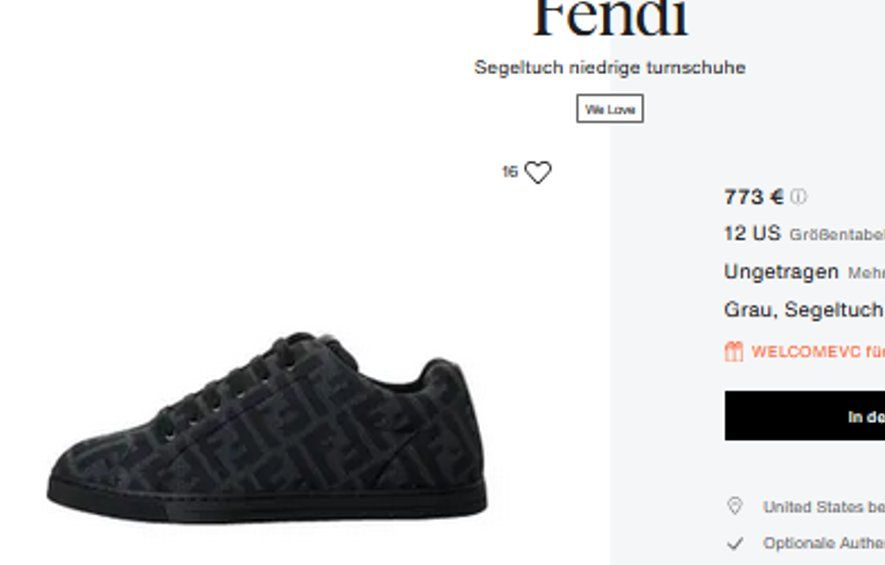Fendi Scarpe da uomo: Fendi Sneakers .39 – Usato da Collonges venduto da Auganien 8