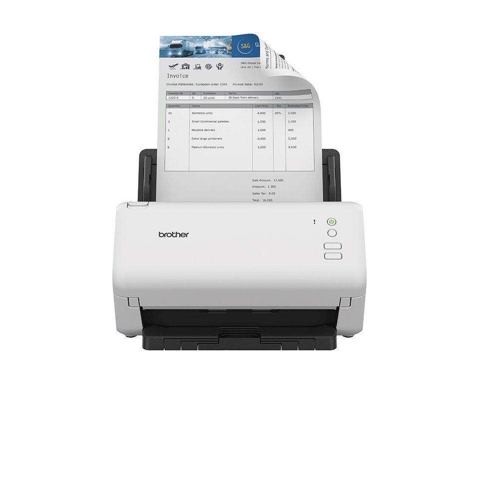 Scanner: Brother ADS-410 Dokumentenscanner – Neu und originalverpackt aus Rotkreuz von eichmatt53